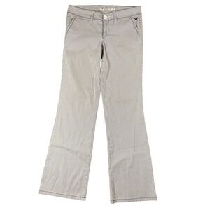 Grane Stripe Flared Pants‎ Womens Size 5 Blue White Pinstripe Casual Flare